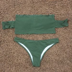 Olive Green Bikini / Size Large